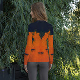 Close-up of SurArt 86 Rash Guard's stylish and protective fabric.